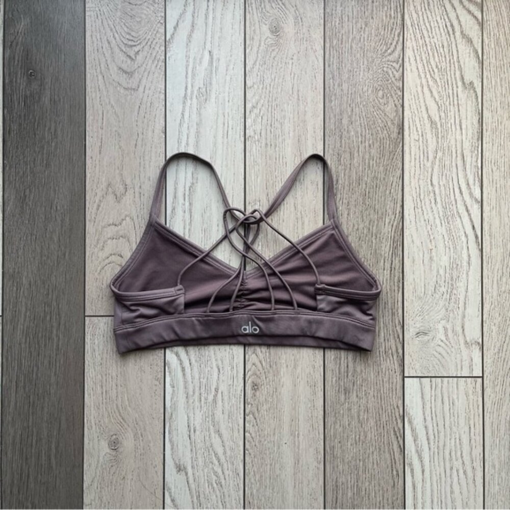ALO Yoga Sunny Purple Bra